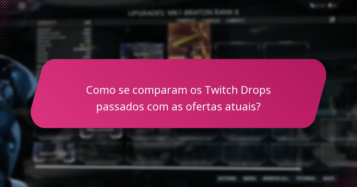 Quais eventos de Twitch Drops estão atualmente disponíveis?