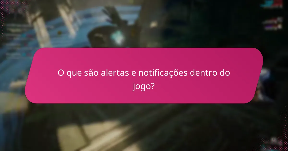 Como podem os jogadores gerir notificações dentro do jogo?