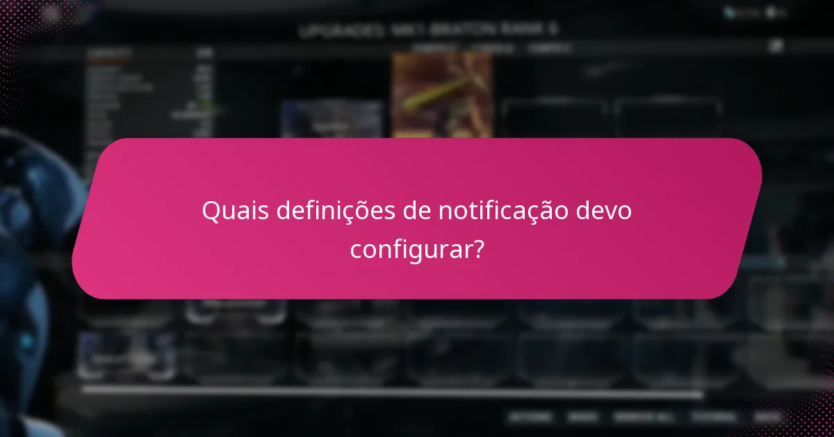 Como posso garantir que recebo notificações dentro do jogo?